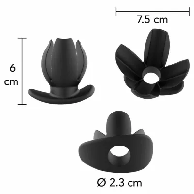 Roztahovací anální kolík Hidden Desire Extreme Spreader 4-Way, černý - obrázek 4