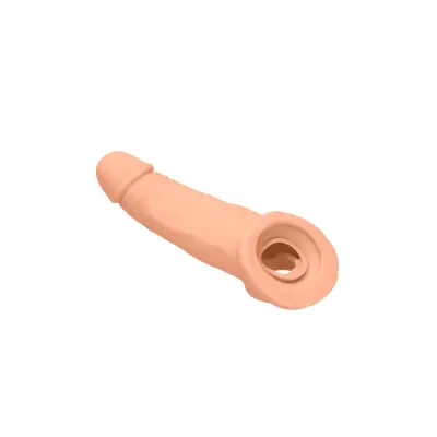 Prodlužovací návlek na penis Mister B, 23 cm, tělová barva, Skin TPE - obrázek 5