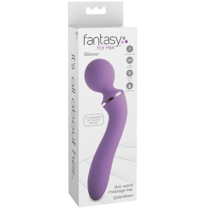 Oboustranná masážní hlavice Fantasy For Her Duo Wand Massage-Her - obrázek 8