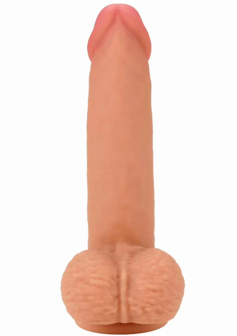 Realistické dildo Inferno by Hidden Desire Dual-Density, tekutý silikon, 18 cm, tělové - obrázek 6
