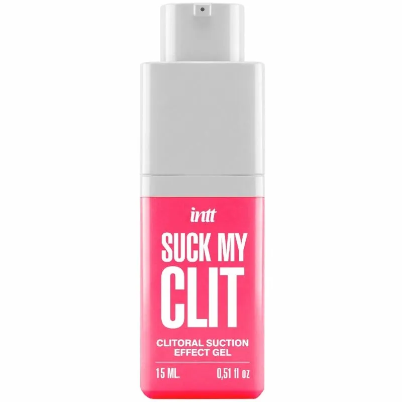 Stimulační gel na klitoris se sacím efektem INTT Suck My Clit, lesní jahoda, 15 ml