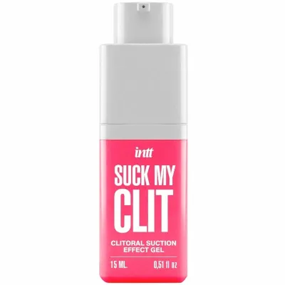 Stimulační gel na klitoris se sacím efektem INTT Suck My Clit, lesní jahoda, 15 ml