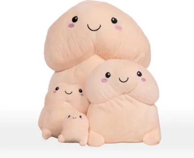 Plyšová figurka You2Toys Soft Touch, béžová, 10 cm - obrázek 7