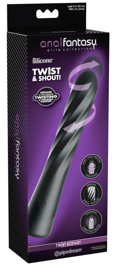 Rotační anální stimulátor Anal Fantasy Elite Twist Ecstasy, nabíjecí