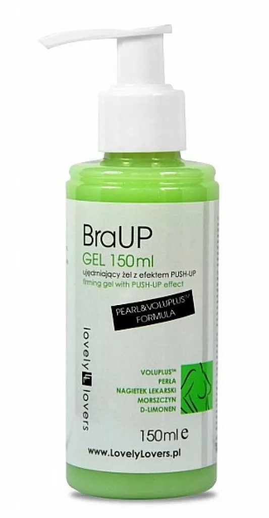 Zpevňující gel na prsa Lovely Lovers BraUP, 150 ml
