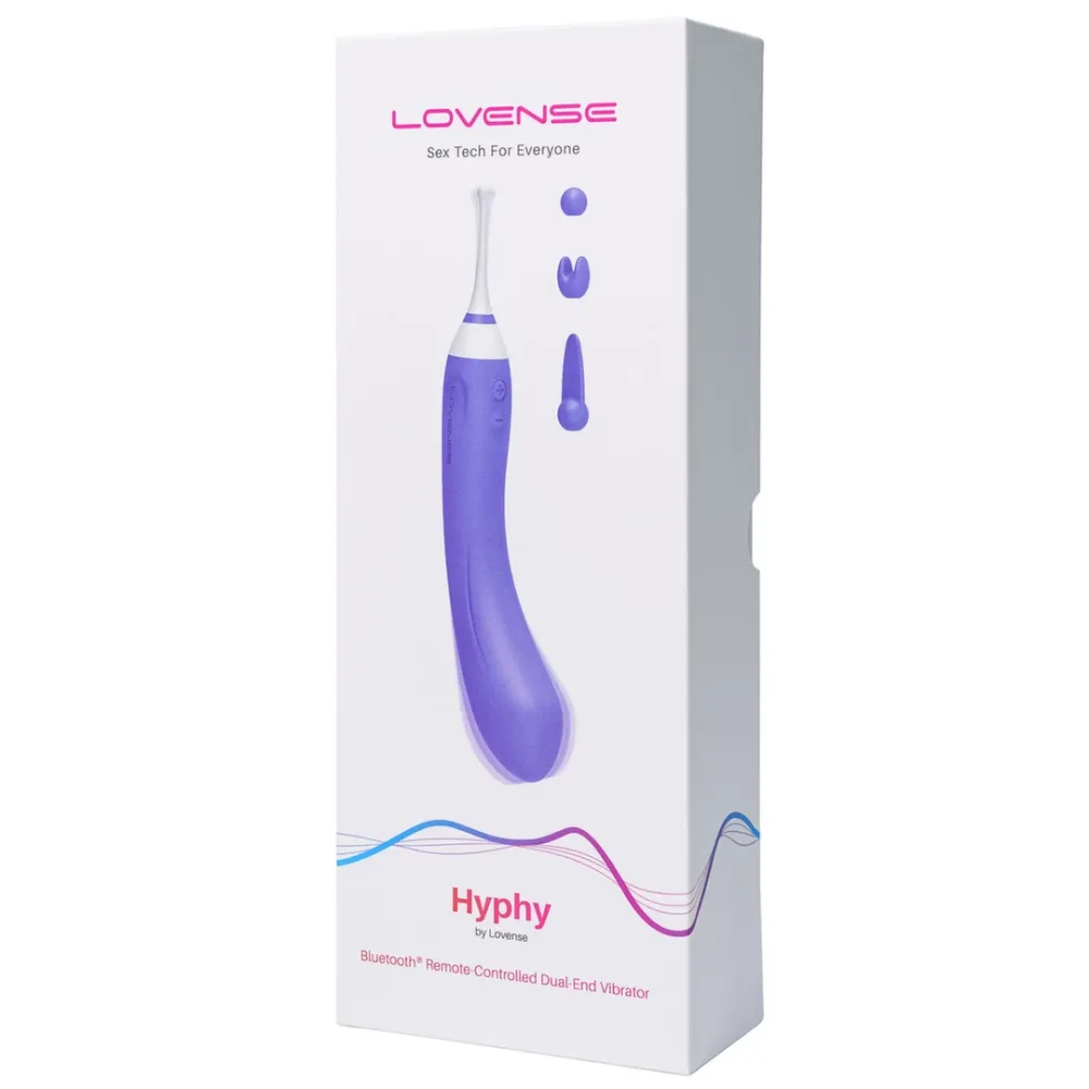 Oboustranný vibrátor Lovense Hyphy s ovládáním aplikací, růžový - obrázek 9