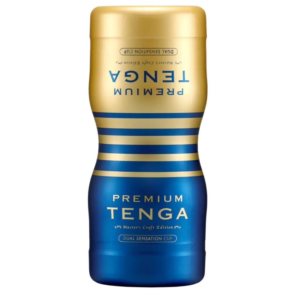 Oboustranný masturbátor Tenga Premium Dual Sensation Cup, jednorázový