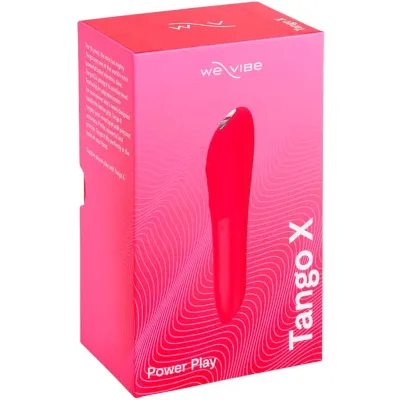 Nabíjecí minivibrátor We-Vibe Tango X, třešňově červený - obrázek 11