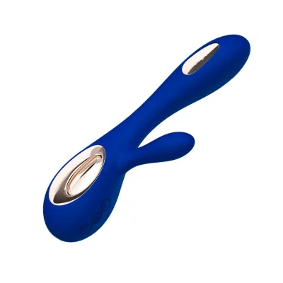 Rabbit vibrátor LELO Soraya Wave s technologií WaveMotion, tmavě modrý - obrázek 4