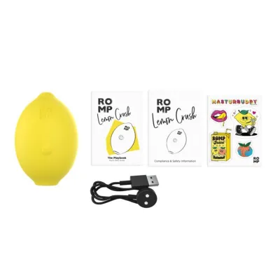 Tlakový stimulátor klitorisu ROMP Lemon Crush, žlutý - obrázek 12