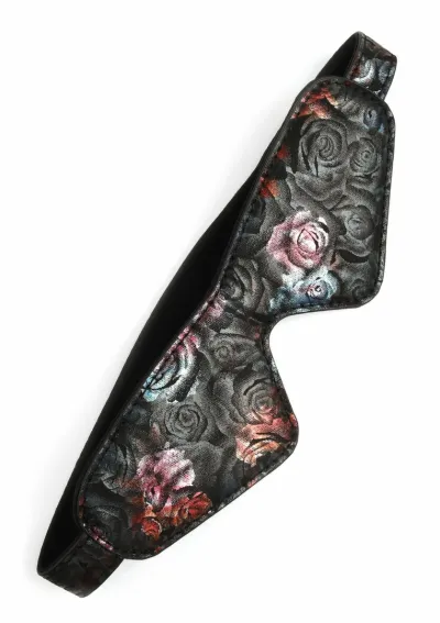 Páska přes oči GEISHA Floral Jacquard, saténová, polstrovaná, nastavitelná - obrázek 6