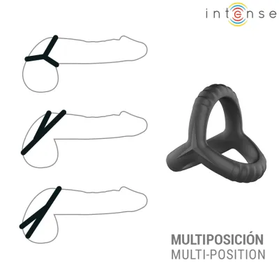 Nastavitelný trojitý erekční kroužek INTENSE John, model 4 - obrázek 3