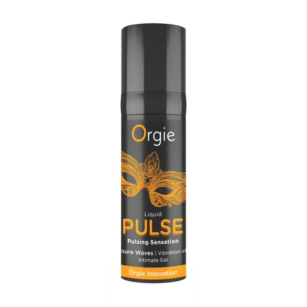 Stimulační gel Orgie Liquid Pulse s pulzujícím efektem, Ice Caramel, 15 ml