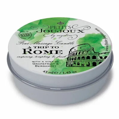 Masážní svíčka Petits Joujoux Rome, grapefruit a bergamot, 33 g