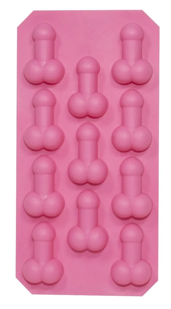 Párty forma na led You2Toys z TPR na 11 kostek, růžová, 20 x 11 cm - obrázek 4