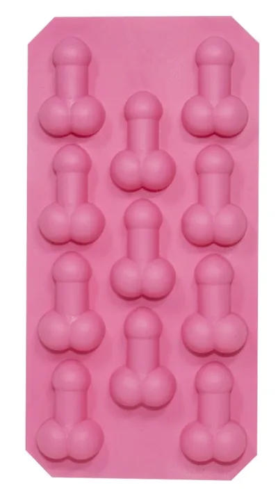 Párty forma na led You2Toys z TPR na 11 kostek, růžová, 20 x 11 cm - obrázek 4