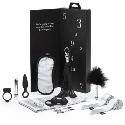 Fifty Shades of Grey Freed, adventní kalendář pro páry, sada 10 pomůcek