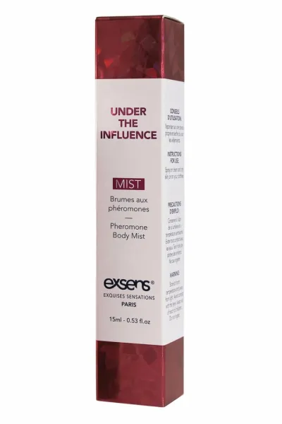 Parfémovaná mlha EXSENS Under The Influence, růže a bergamot, 15 ml