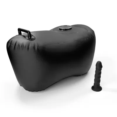 Nafukovací sedák s dildem Fetish Fantasy Series Body Dock, 69,2 cm, černý - obrázek 3