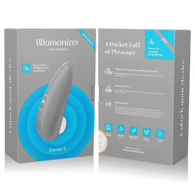 Tlakový stimulátor klitorisu Womanizer Starlet 3, šedý - obrázek 11