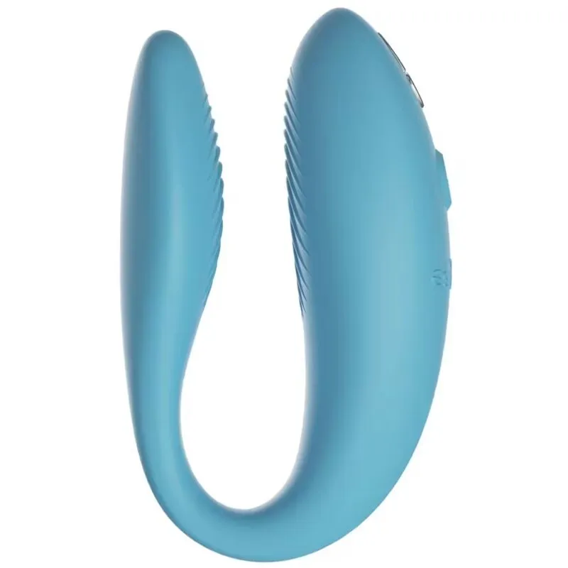 Vibrátor pro páry We-Vibe Sync Go s aplikací, tyrkysový