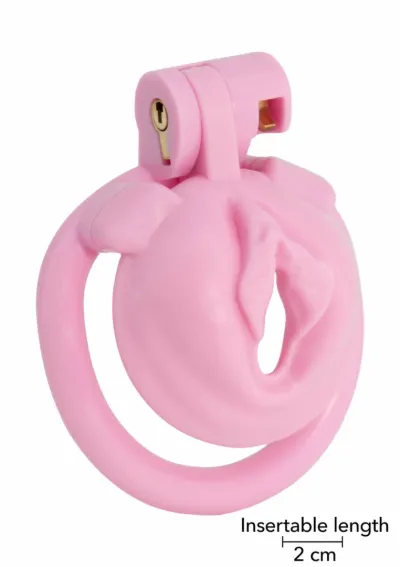 Klec cudnosti Hidden Desire Extreme Sissy Trainer X-Short, růžová - obrázek 5