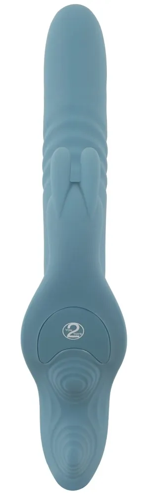 Strap-on s rabbit vibrátorem You2Toys Your Strap-On, přirážení, dálkové ovládání - obrázek 7