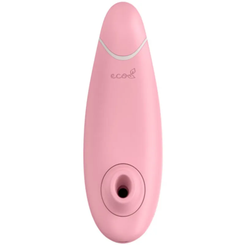 Tlakový stimulátor klitorisu Womanizer Premium Eco, 12 úrovní, růžový