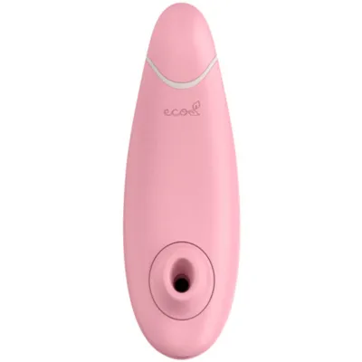 Tlakový stimulátor klitorisu Womanizer Premium Eco, 12 úrovní, růžový