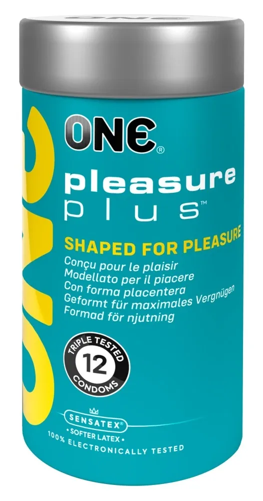 Kondomy ONE Pleasure Plus s vnitřním vroubkováním, 12 ks - obrázek 7