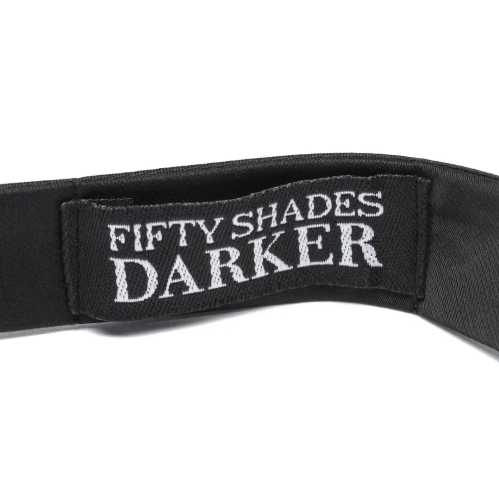 Motýlek s funkcí pout 2 v 1 Fifty Shades of Grey Darker His Rules, černý - obrázek 3