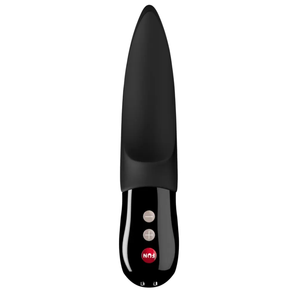 Vibrátor na klitoris Fun Factory Volta G5 s dvojitou špičkou, vodotěsný, černý, 19 cm - obrázek 2