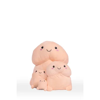 Plyšová figurka You2Toys Soft Touch, béžová, 10 cm - obrázek 3