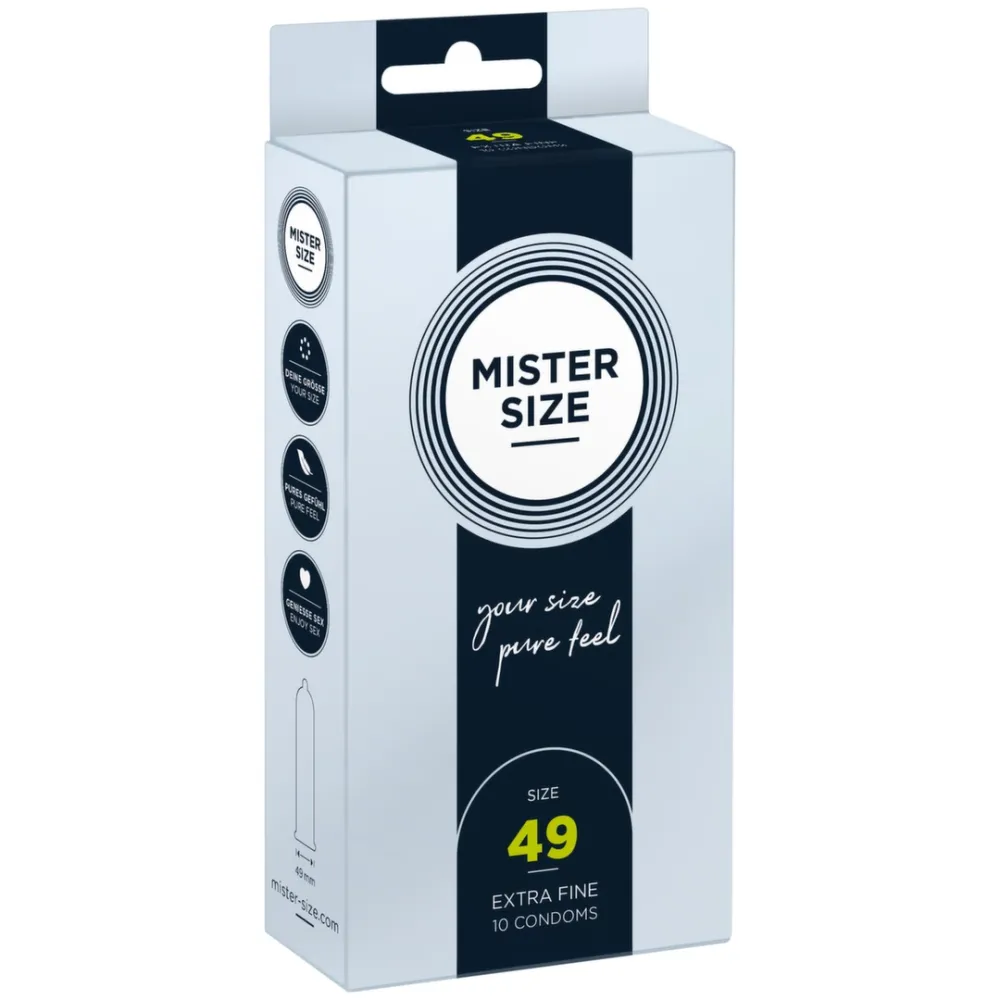 Kondomy Mister Size 49 mm, velikost S, 10 ks