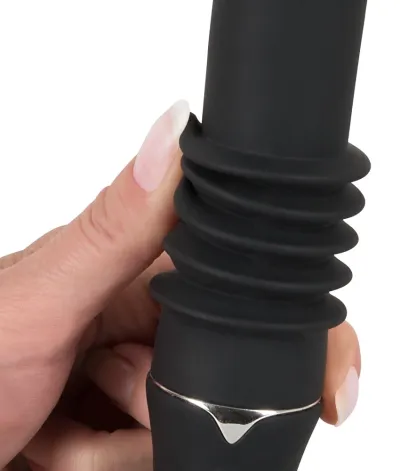Přenosný přirážecí vibrátor You2Toys s přísavkou, 7 režimů vibrací, černý, 28,5 cm - obrázek 8