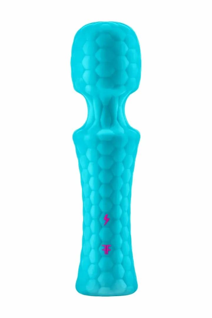 Masážní hlavice FemmeFunn Ultra Wand Mini, 10 režimů, vodotěsná, tyrkysová - obrázek 2