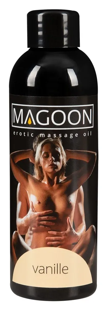 Masážní olej HOT Massage Oil s vůní vanilky, 100 ml