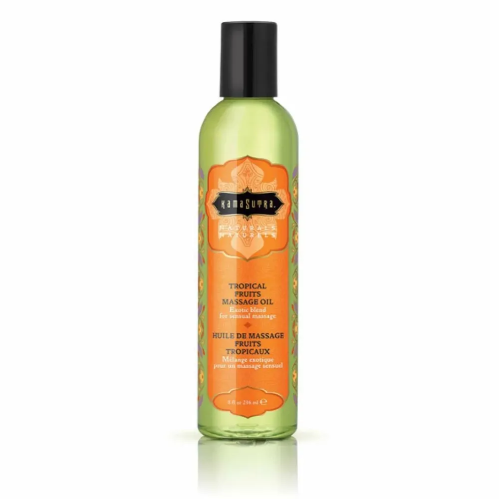 Masážní olej Kama Sutra Naturals, tropické ovoce, 236 ml