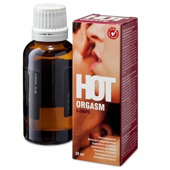Afrodiziakální kapky Cobeco Hot Orgasm, 30 ml