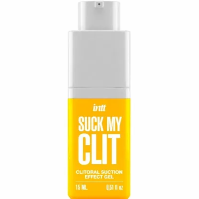 Stimulační gel na klitoris se sacím efektem INTT Suck My Clit, tropické mango, 15 ml