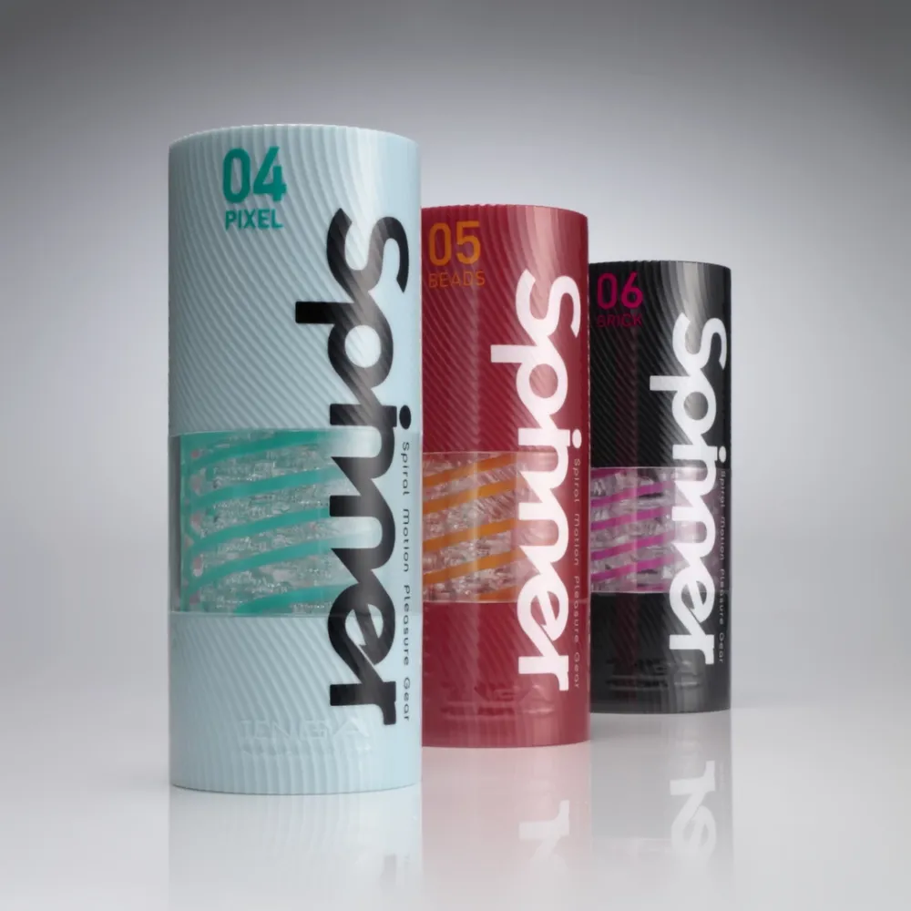 Masturbátor Tenga Spinner 06 Brick se spirálovou strukturou - obrázek 7