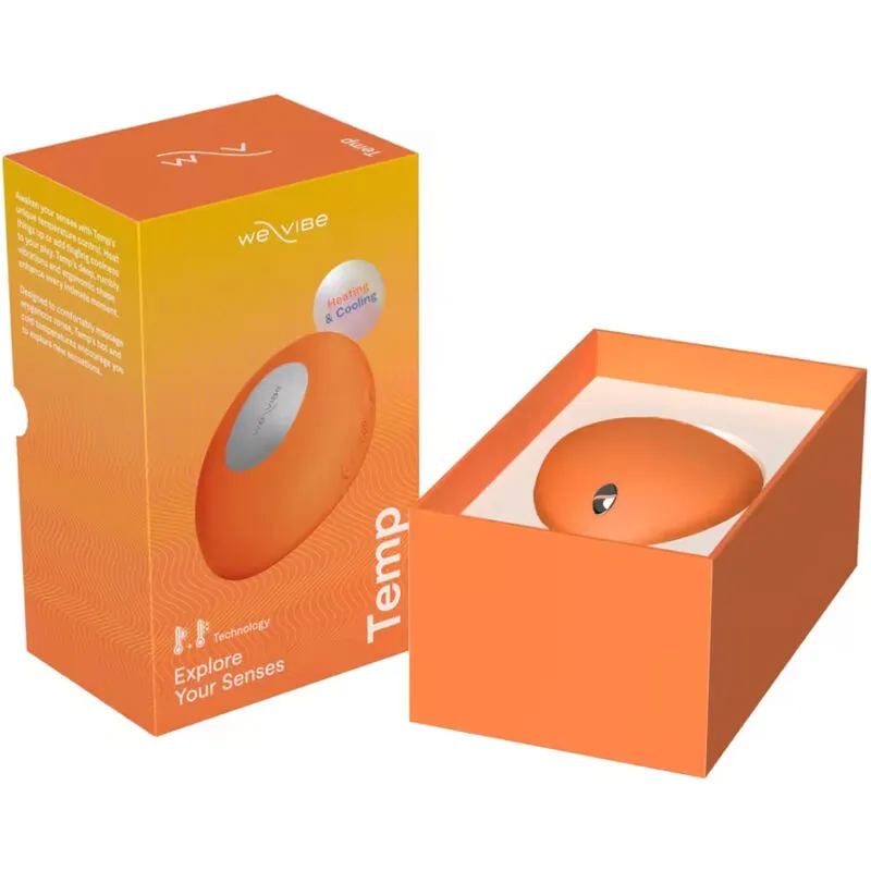 Hřejivý a chladivý vibrátor We-Vibe Temp, mandarinkově oranžový - obrázek 15