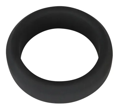 Silikonový erekční kroužek Black Velvets, Soft Touch, černý, 3,8 cm - obrázek 2