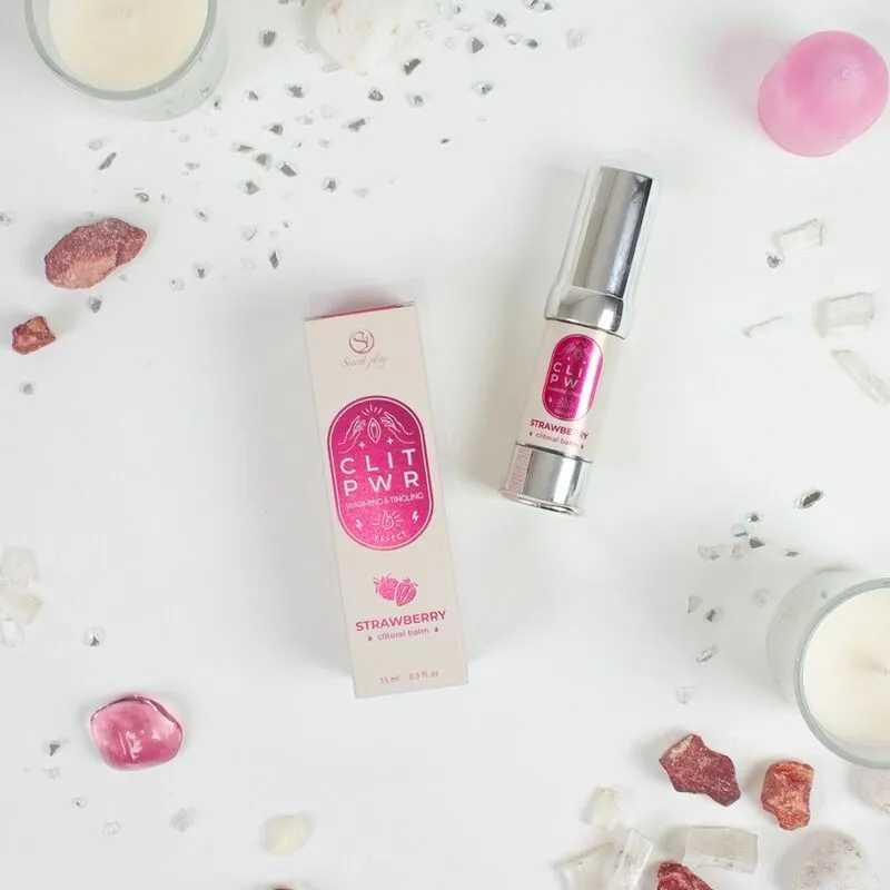 Stimulační balzám na klitoris Secret Play Clit Pwr, jahoda, 15 ml - obrázek 4