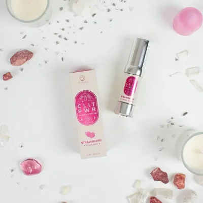 Stimulační balzám na klitoris Secret Play Clit Pwr, jahoda, 15 ml - obrázek 4