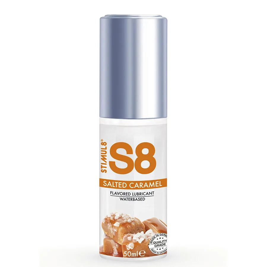 Lubrikační gel S8 s příchutí slaného karamelu, na vodní bázi, 50 ml