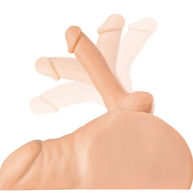Masturbátor PDX Plus Perfect Ride, torzo s penisem a análním otvorem - obrázek 2