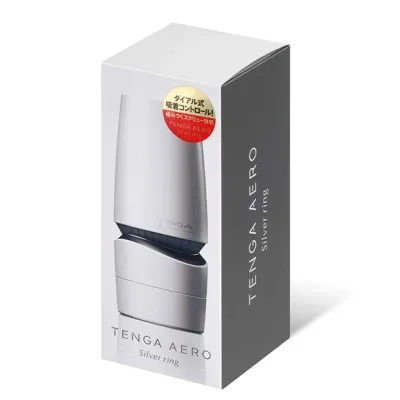 Masturbátor Tenga Aero Silver s nastavitelným sáním, stříbrný - obrázek 2
