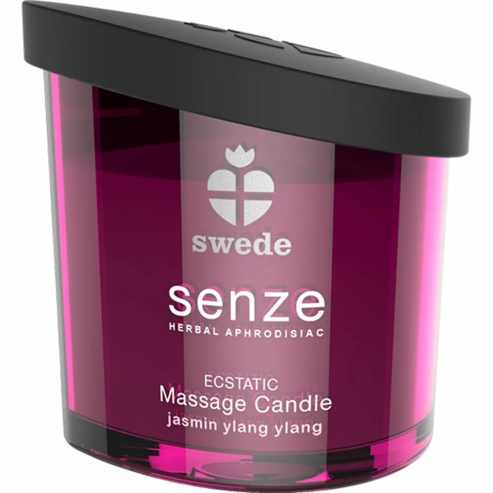 Masážní svíčka Swede Senze Ecstatic, jasmín a ylang ylang, 50 ml