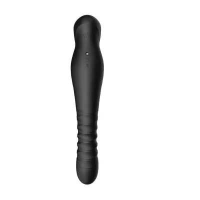 Přirážecí vibrátor ZALO King s ovládáním přes aplikaci, černý - obrázek 5